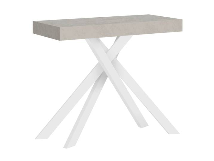 Console extensible 90x40/300 cm effet bois cachemire