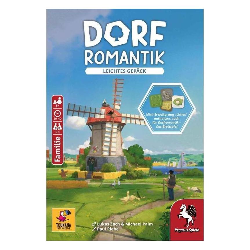 Pegasus Dorfromantik Leichtes Gepäck mit Mini-Erweiterung Limes (Deutsch, 1 - 4 Spieler) (418726)
