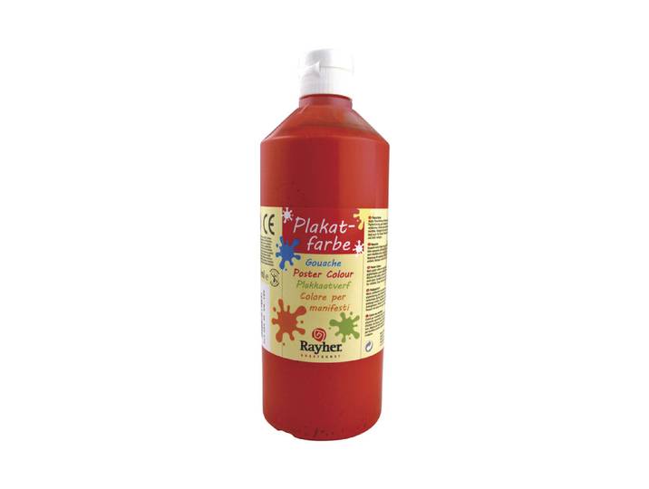 Rayher Plakatfarbe Hellrot 0.5 l