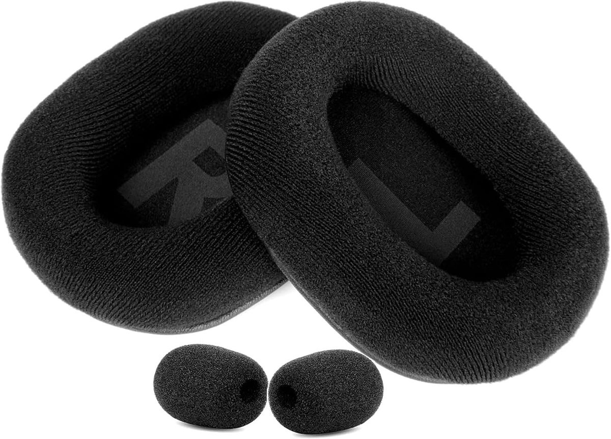 DowiTech Vervangingsoorkussens compatibel met Razer Barracuda X Wireless Gaming Headset van huidvriendelijke stof