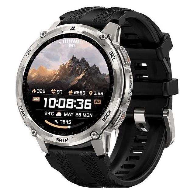 Kospet Smartwatch Tank T4C Silver (49.50 mm, ohne SIM) (T4C Silver)