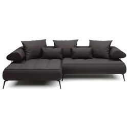 Ecksofa Seledo Stoff Grau Charcoal