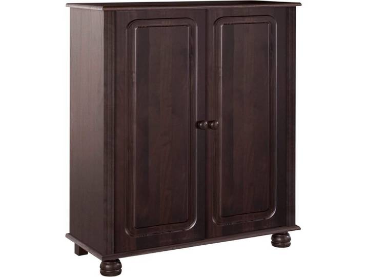Mette-armoire Avec 2 Portes En Pin Marron