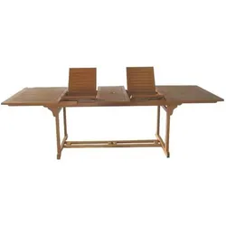 Sedex Sedex Gartentisch Liberia aus Eukalyptusholz 180–260 x 110 cm ausziehbar – Natur