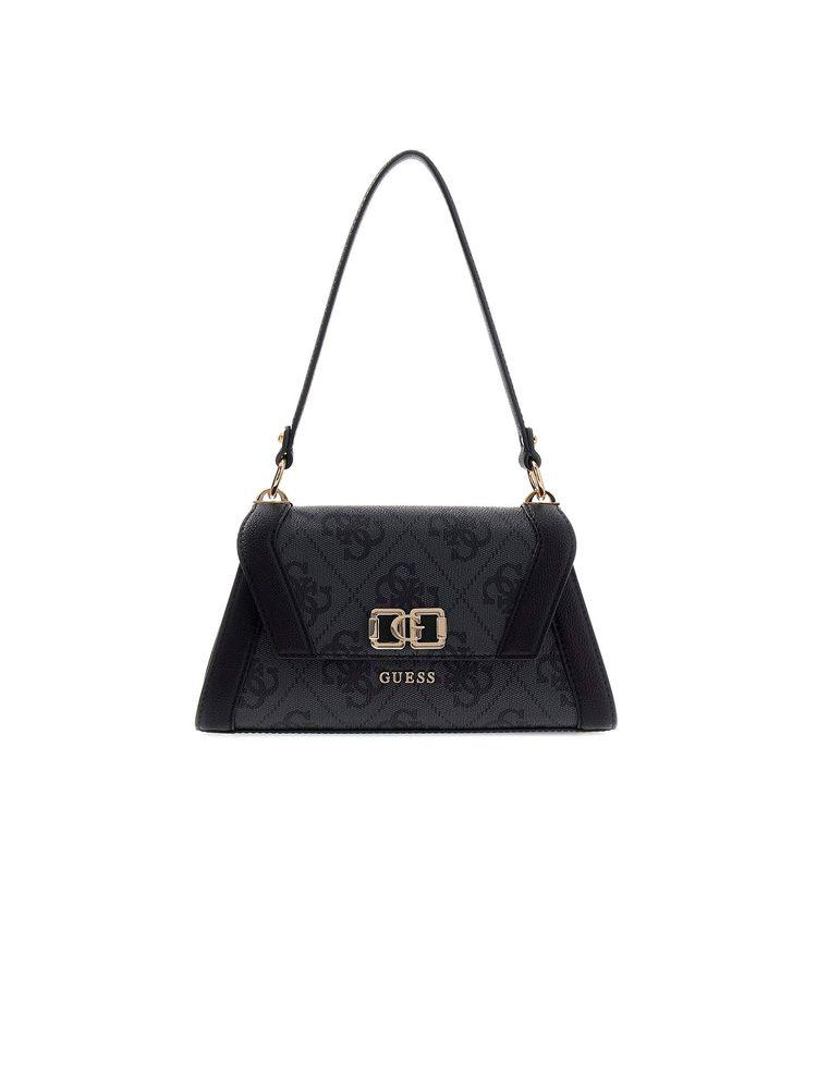 Guess Schultertasche Kohle-Logo