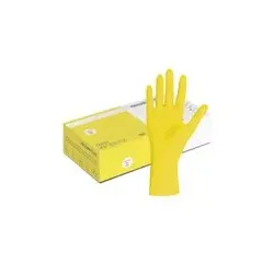 Nitril Gelb Einmalhandschuhe puderfrei | 100 Stück S