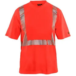 Warnschutz T-Shirt "3386" UV-Schutz - XS - hellrot