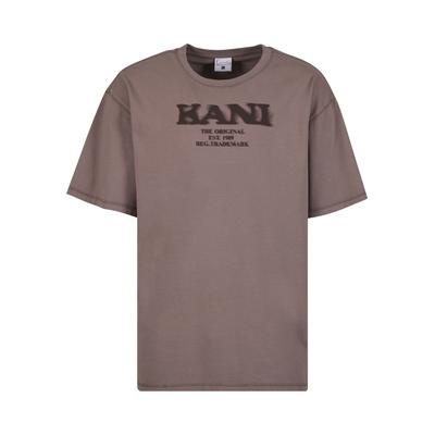 T-Shirt KARL KANI "Karl Kani Karl Kani Retro Sprayed Tee", Herren, Gr. XXS, braun (taupe), 100% Baumwolle, unifarben, normal, Rundhals, Shirts T-Shirt
