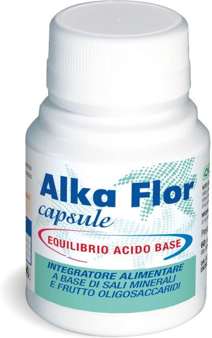 A.V.D. REFORM Srl Alka Flor Integratore Alimentare 60 Capsule - Sali Minerali Alcalinizzanti e Fibre