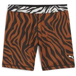 PUMA Animal Remix 5" kurze Leggings Damen 81 - teak XL