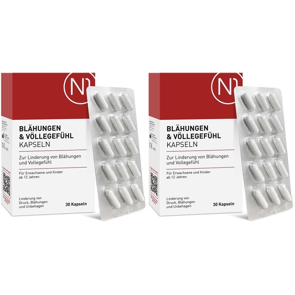 N1 Blähungen & Völlegefühl Kapseln 2x 2x30 St