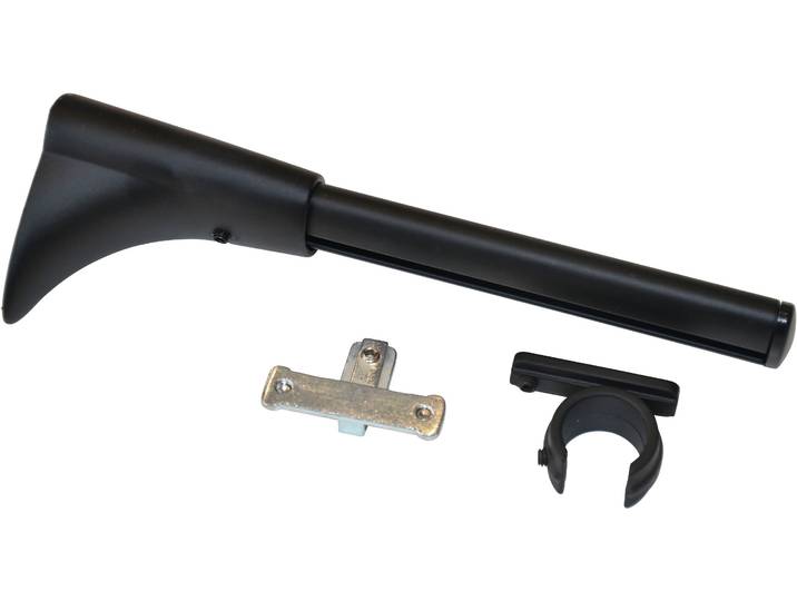 Träger GARDINIA Universal Wandträger für Gardinenstangen Gr. 1, schwarz (schwarz, matt), Blacklist, Gardinenstangenhalterungen, Träger, Serie Einzelprogramm Chicago Ø 20 mm