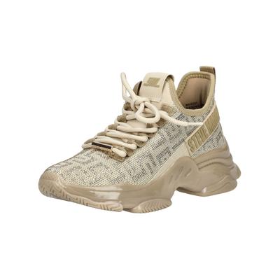 Sneaker STEVE MADDEN "STEVE MADDEN Sneaker Textil", Damen, Gr. 37, beige (bronze), Textil, Schuhe Sneaker
