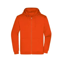 Men's Promo Zip Hoody - L - Orange