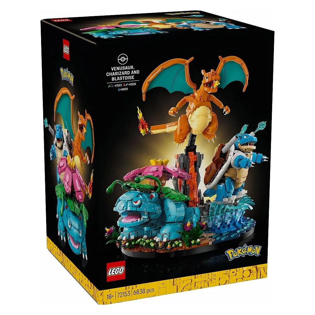 LEGO Bisaflor, Glurak und Turtok (72153, LEGO Pokémon) (72153)