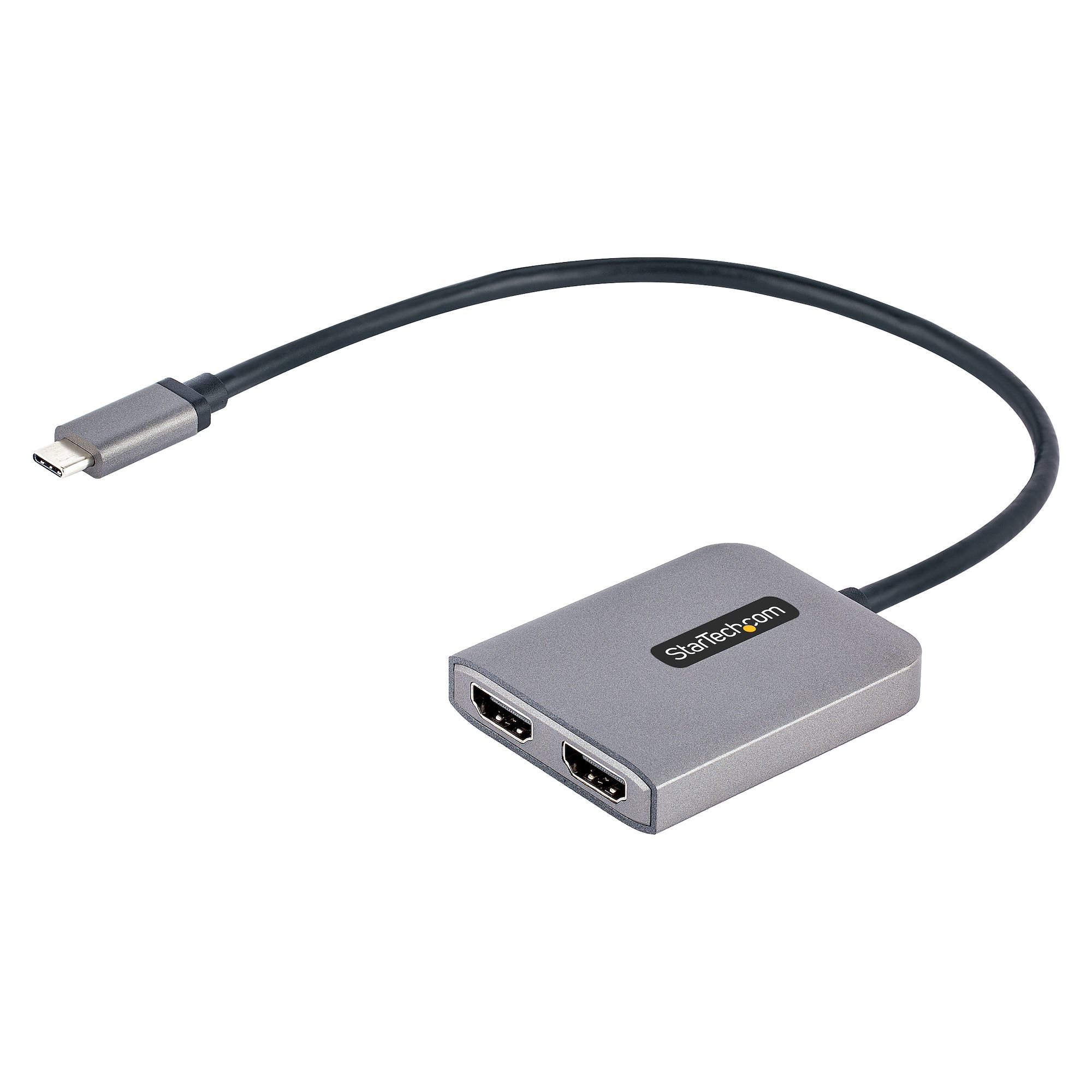 StarTech.com USB-C auf Dual HDMI Adapter Dual 4K 60Hz integriertes Kabel nur Windows