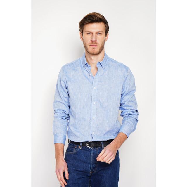 Secret du Lin Linnen shirt blue jeans