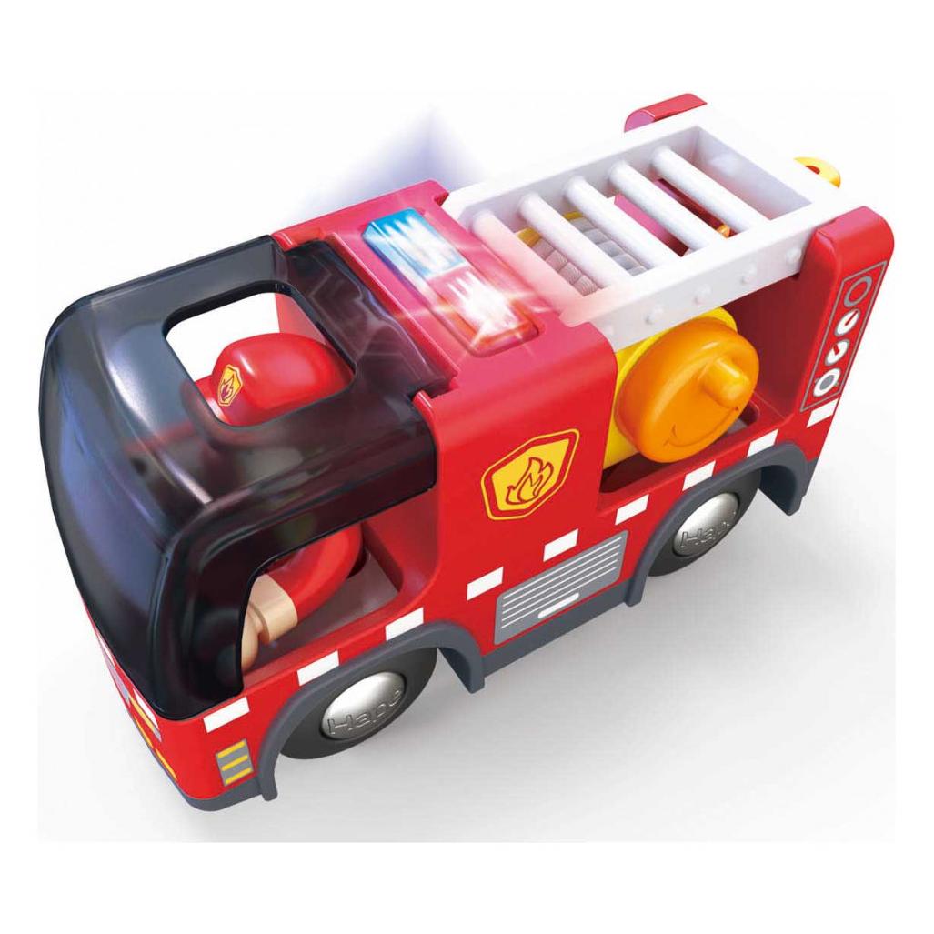 Hape Feuerwehrauto mit Sirene (E3737)