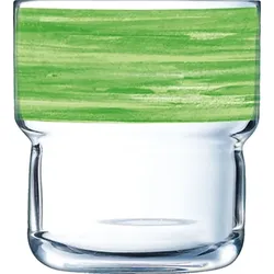 ARCOROC Brush Green Log FB22 Stapelbecher 22cl * 6er