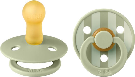 BIBS Pacifier Studio Colour 2-pak Pin Sage Mix Size 2 2 stk
