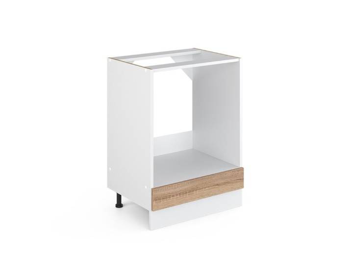 Meuble pour four R-Line 60cm sans PT Sonoma/Blanc Vicco 29738