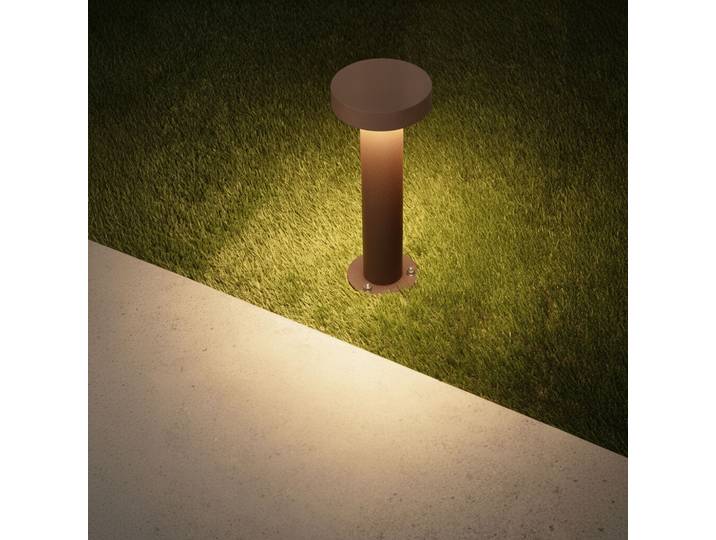 Desing tuinlamp Gong roestbruin 30cm - 3000K Lyora - 120830