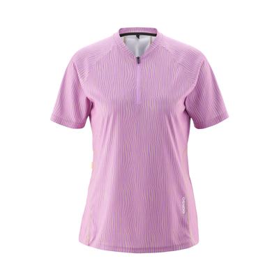 Radtrikot GONSO "Adventure Jersey Soft Touch W", Damen, Gr. 36, rosa (hellrosa), 100% Polyester, Rundhals, Trikots, Angenehmes, weiches Tragegefühl