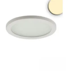 ISOLED LED Downlight Flex 8W, IP52, UGR<19, BAP geeignet, ultraflach, DA 5-10cm, dimmbar, weiß, 8W 3000K 550lm 120° ISO-114112