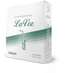 D’Addario Woodwinds La Voz - Alt Saxophone Medium - 10er Pack - Blätter