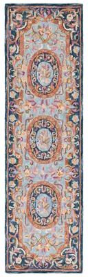 SAFAVIEH Handmade Savonnerie Alfa Traditional Wool Rug