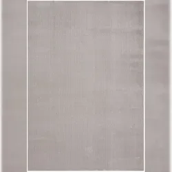 Hotelzimmer Teppich ALDAN Uni Polyester 16mm Antirutsch Gästezimmer pflegeleicht Büroteppich 140x200 cm Sand | Kadima Design