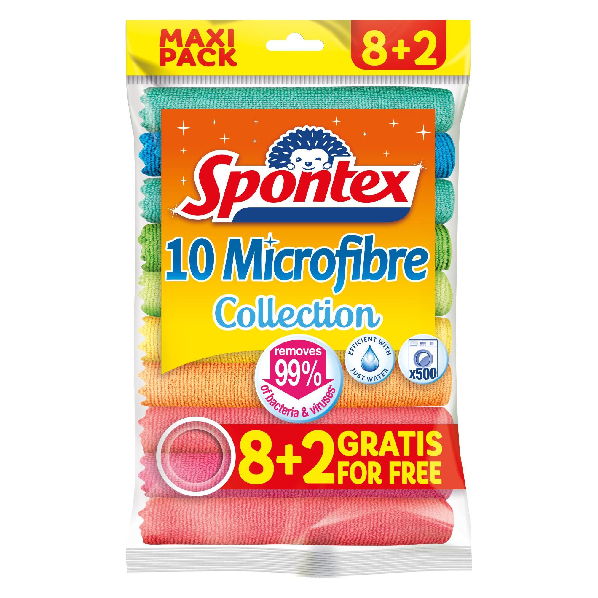 Spontex Microfaser Set 8+2Gra 19780028 (10 Stk.) (19780028)