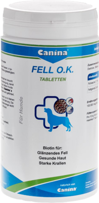 Canina pharma GmbH FELL O K Tabletten vet. 1 kg 04604077