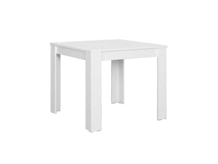möbelando Tisch >Nepal< in Weiß 80 x 75 x 80 cm (BxHxT)