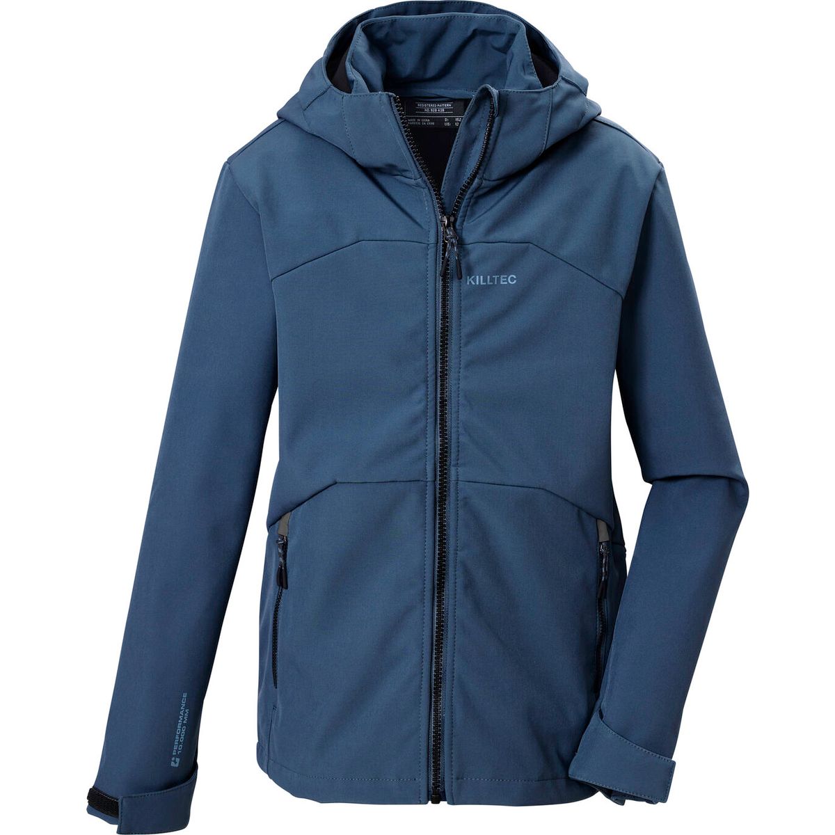 killtec KOW 176 Boys Softshell Jacket deep water (00822) 152 44831-000-00822-152