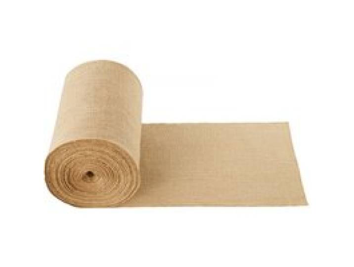 VEVOR Jute Stoff, Sackleinen-Stoffrolle, 50x50 hochdichte breite natürliche Sackleinen-Stoffrollen, 355mmx45,7m, für Dekoration, Handwerk, Hochzeit, Gartenarbeit, Pflanzen- & Baumwinterabdeckung