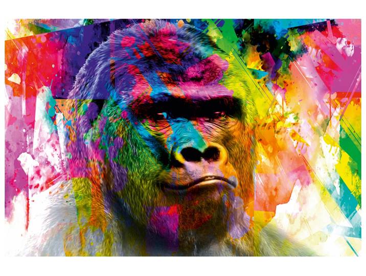 Alubild Pop Art Gorilla image LAND