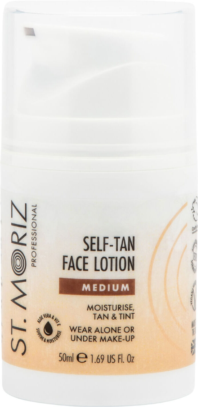 ST. MORIZ Professional Self-Tan Face Lotion Medium 50ml