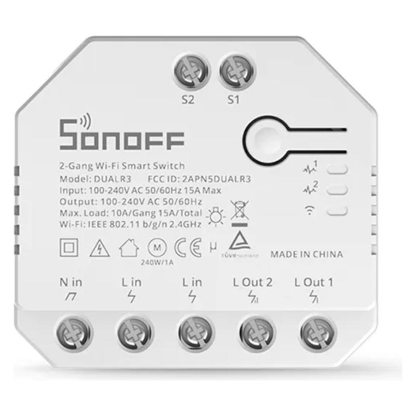 Sonoff WiFi-Rolladenaktor DUALR3Lite (Rolladenaktor, Schaltaktor) (DUALR3 Lite)