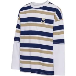 hummel hmlJR Silly Langarmshirt Kinder 7556 - medieval blue 158/164