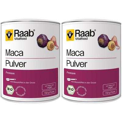 Raab Vitalfood Maca Bio Pulver 2x 2x150 g
