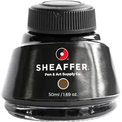 Sheaffer, Ersatzpatronen + Tintenfass, Tintenfass 50ml Braun (Braun, 1 Stk.)