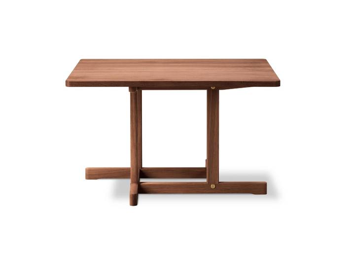 Fredericia Furniture BM80 Mogensen Coffee Table 90x90 cm Geräucherte geölte Eiche