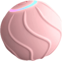 Inspire Picks SmartBounce USB Rechargeable Interactive Rolling Ball Cat Toy jumping Ball Pink