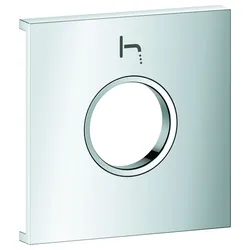 GROHE Metallplatte Grohtherm Aqua Tiles 107170, Symbol: Auslauf chrom, 1071700000 1071700000