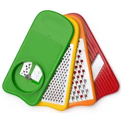 OXO GG Mandoline Set, Küchenreibe, Weiss, Gelb, Grün, Rot, Orange, Schwarz