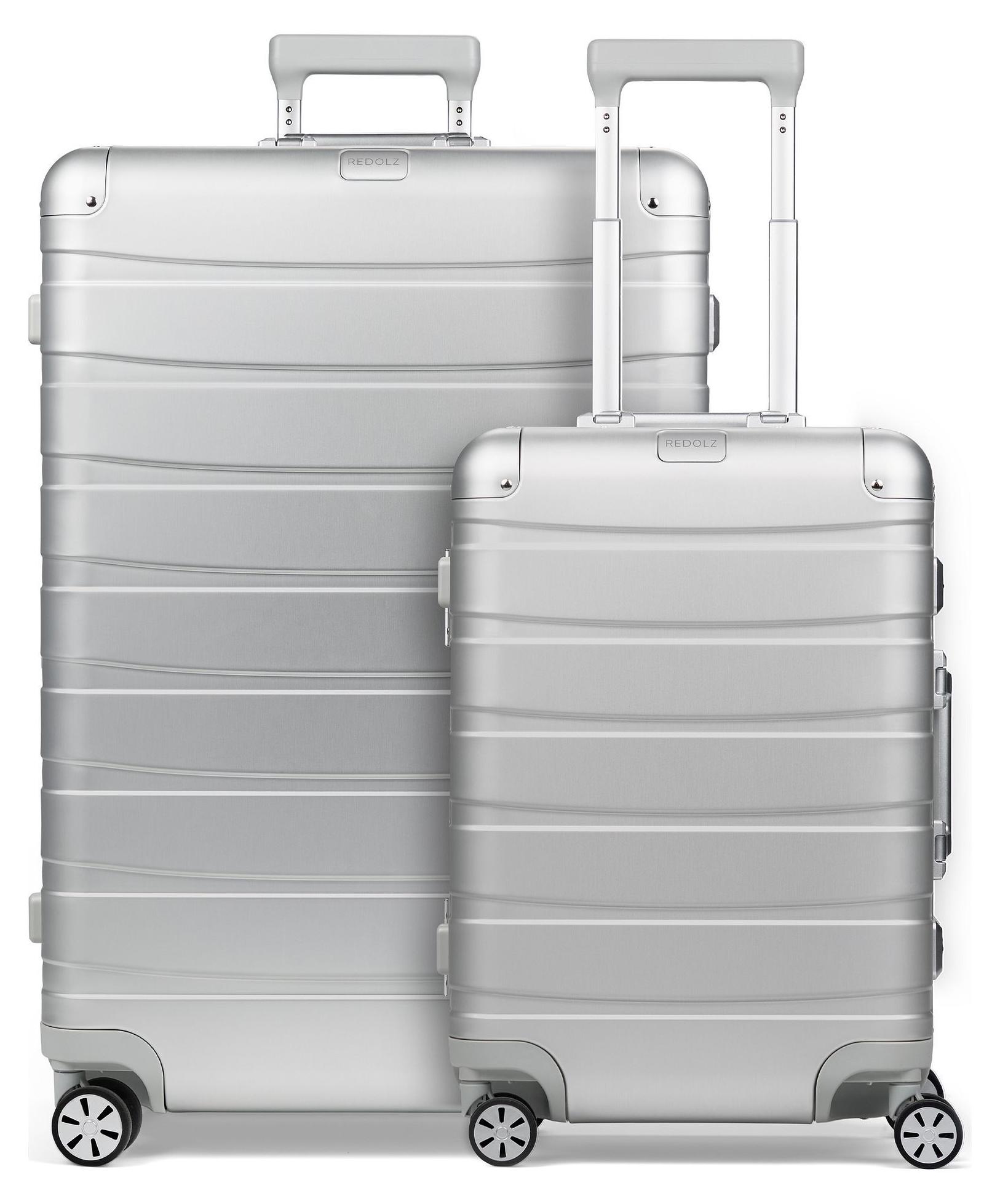 Redolz Pro Aluminium 4-Rollen Kofferset S+L