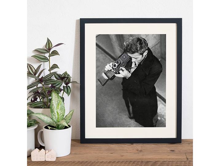 Bild James Dean Rahmen: Massivholz Buche, lackiert Abdeckung: Plexiglas Multicolor 42 x 52cm