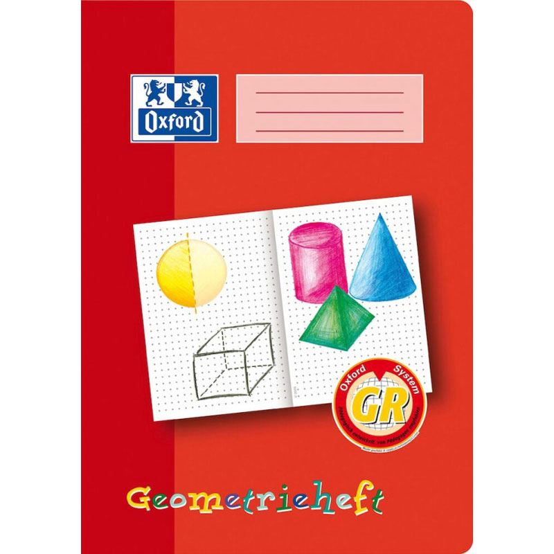 Oxford Schreiblernheft "Geometrieheft", Lineatur: GR, DIN A4