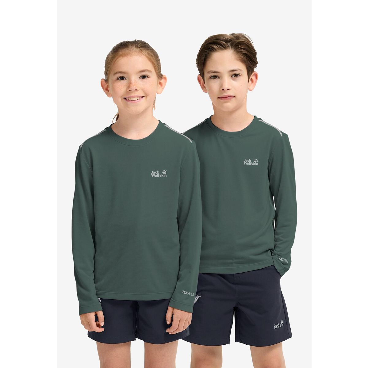 Jack Wolfskin Flare LS T K sago palm (E0271) 164 A65940_E0271_K16